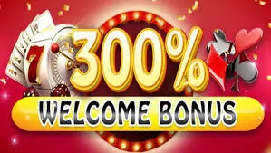 300% welcome bonus